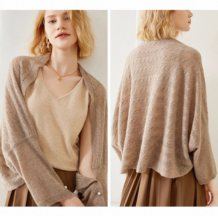 Cashmere Pearl Cardigan Wrap