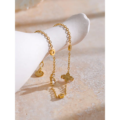 Elaya Cubic Zirconia Thin Chain Bracelet