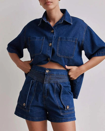 Marais 100% Cotton Denim Set