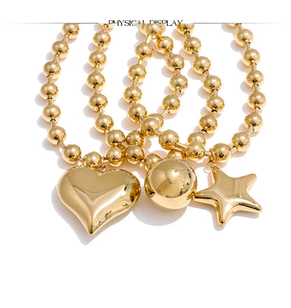 Liré Bold Star Beaded Necklace