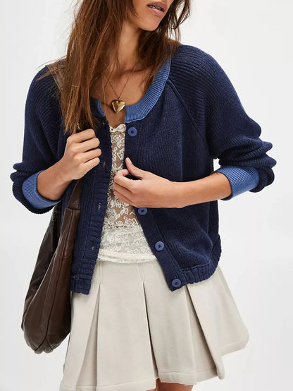 Ardene Cropped Button Cardigan