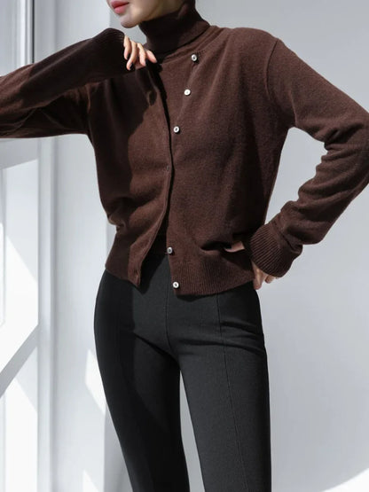 Ashbourne Knit Cardigan & Turtleneck Set