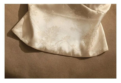 Jacquard Satin Corset