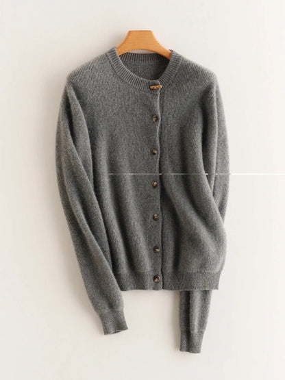 Florence Cashmere Button Cardigan