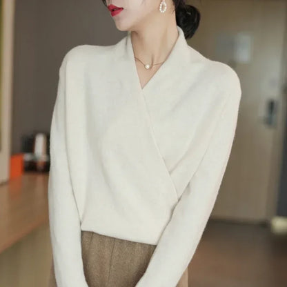 Serene V-Neck Knit Sweater