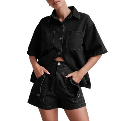 Marais 100% Cotton Denim Set