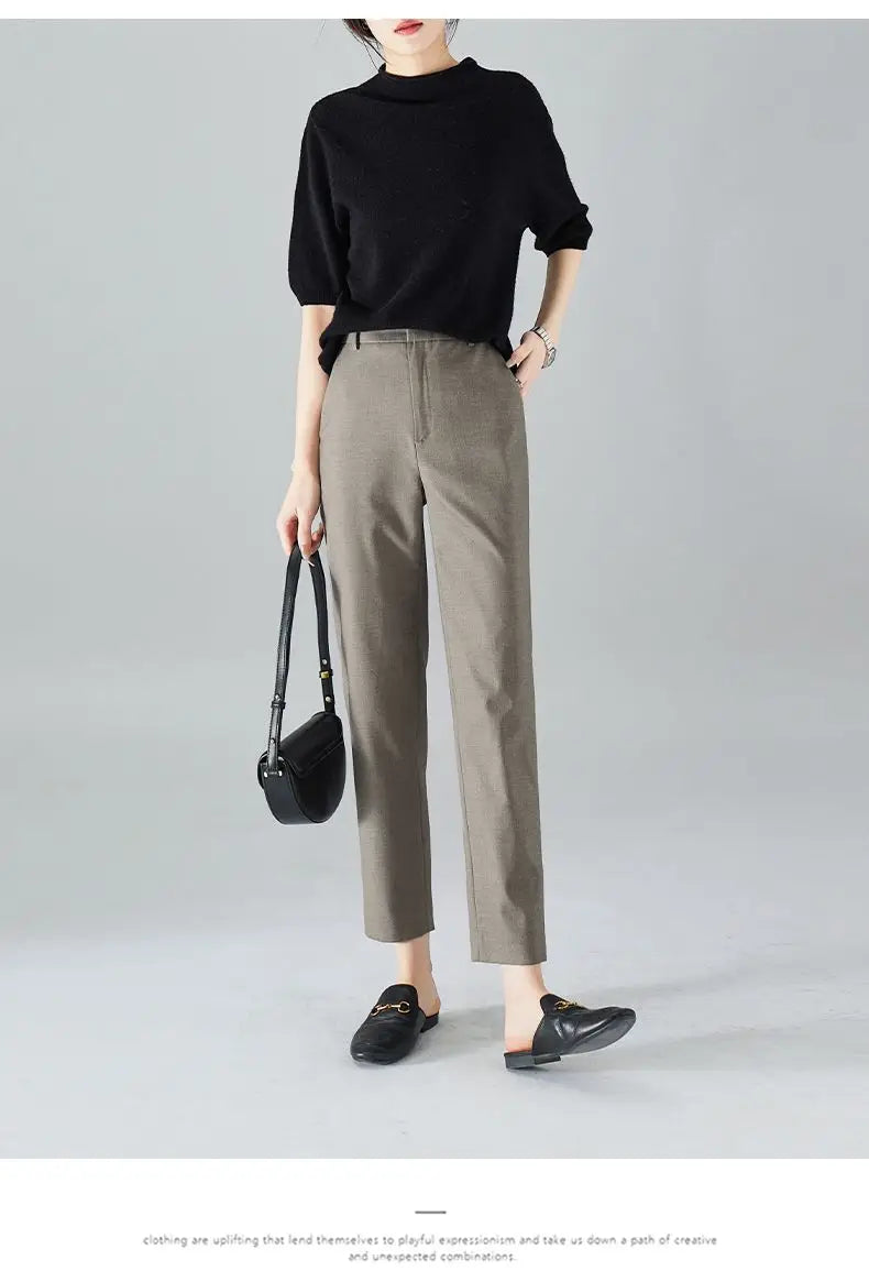 Castello High-Waist Trousers