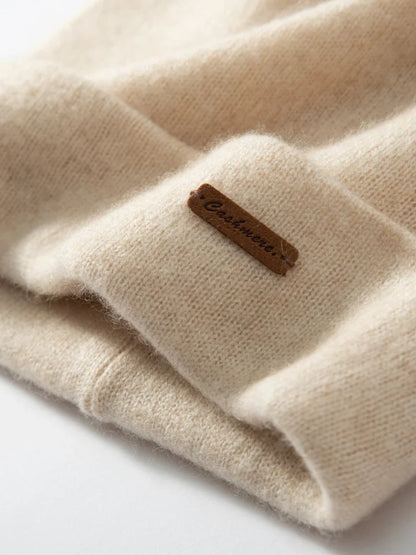 Bergen Double-Layer Cashmere Beanie