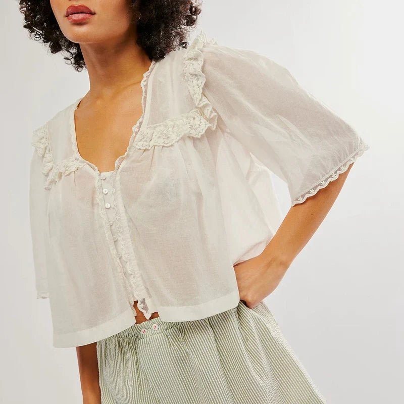 Marais Ruffle Blouse