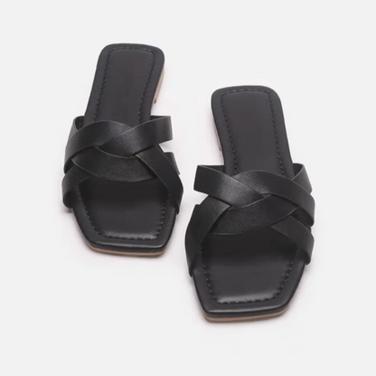 Orielle Woven Slide Sandals