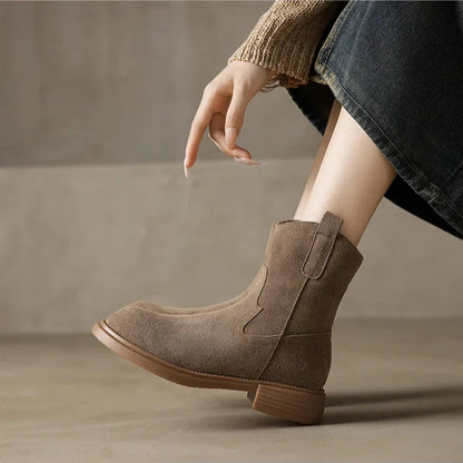 Women's Altus Zipper Leather Boots