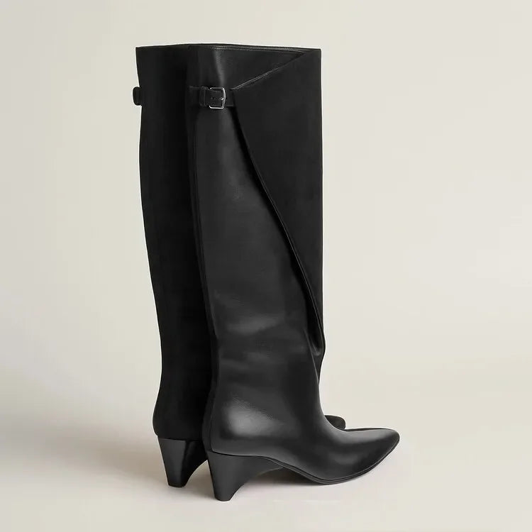 Caledon Statement Wedge Boots