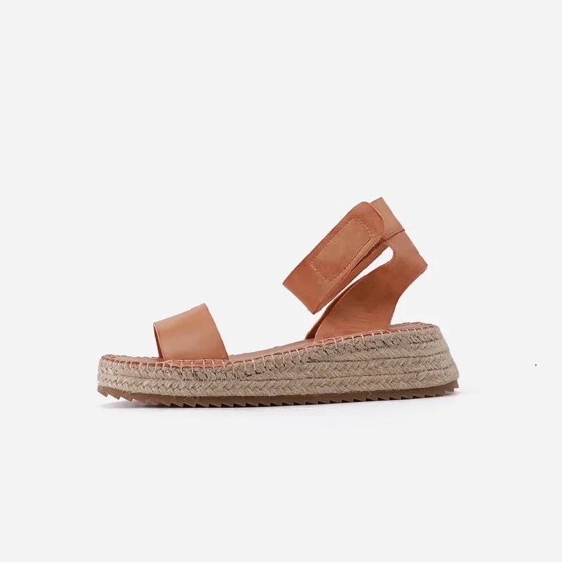 Classic Women's Leather Strap Sandals
