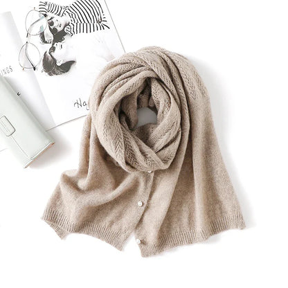 Cashmere Pearl Cardigan Wrap