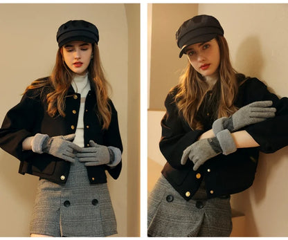 Plush Suede Touch Gloves