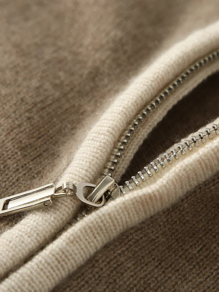 Strathan Cashmere Zip-Up