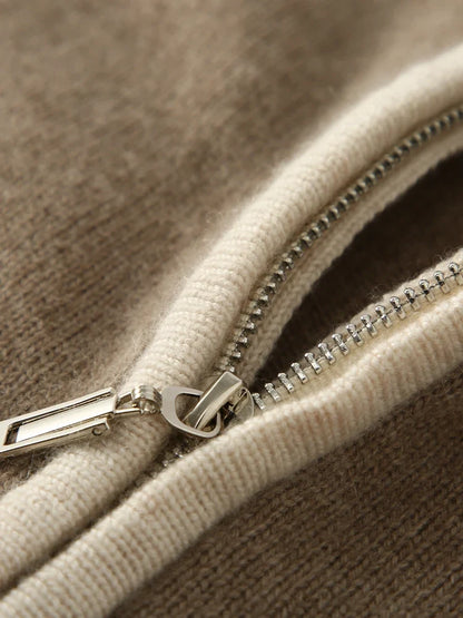 Strathan Cashmere Zip-Up