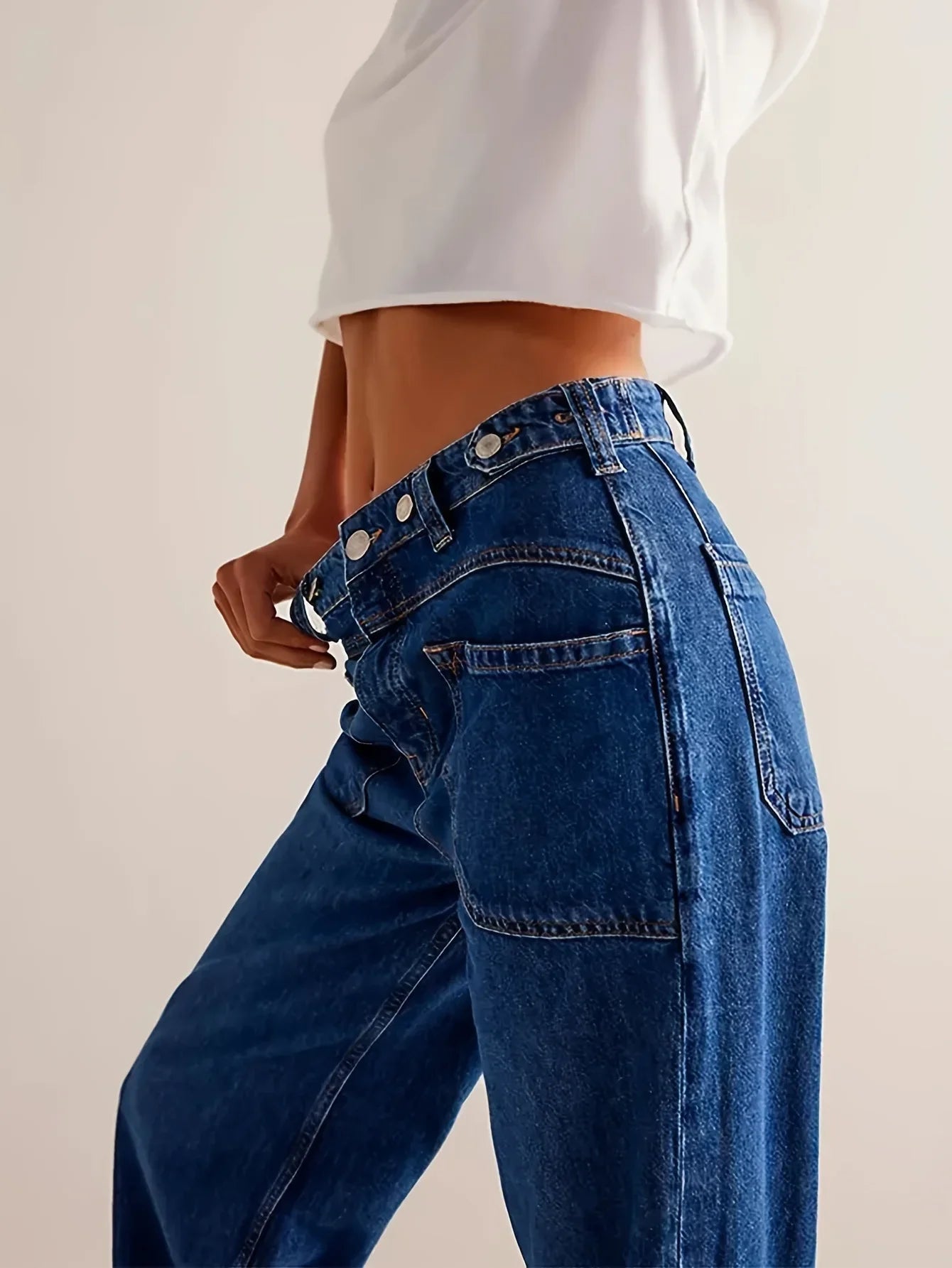 Candace High-Waist Wide-Leg Denims