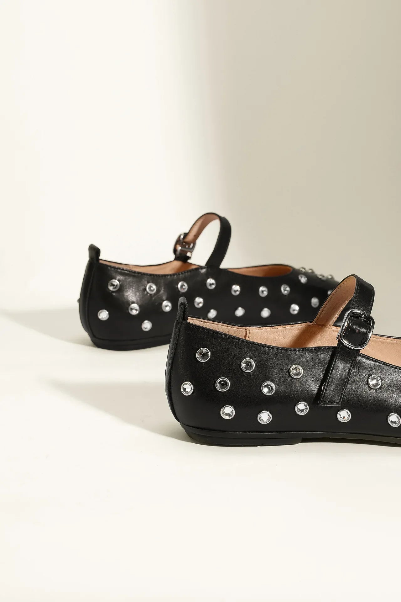 Evelyn Studded Mary Janes