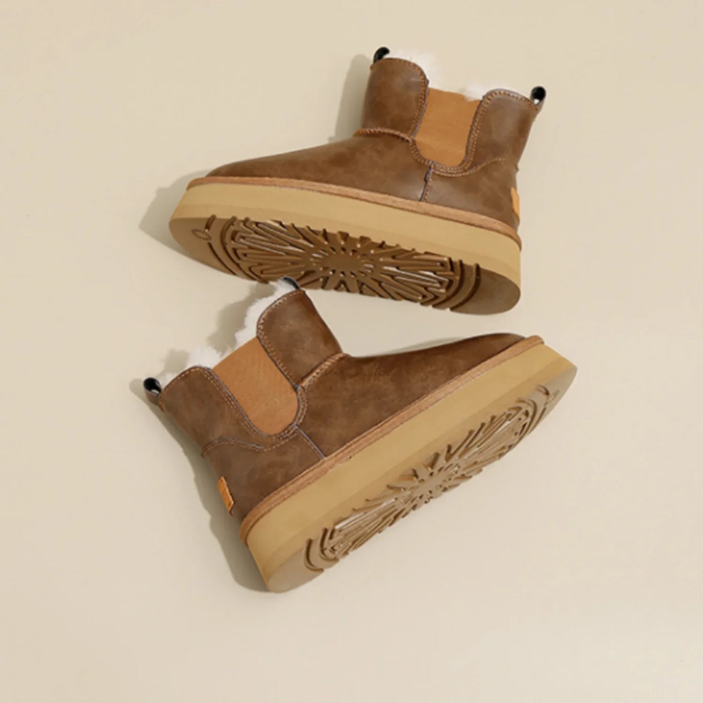 Women's Holmstead Leather Fur Boots