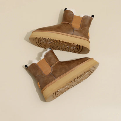 Women's Holmstead Leather Fur Boots