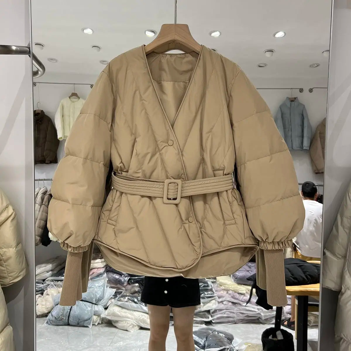 The Quilted Belle Down Jacket