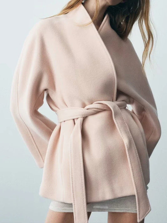 Sable Wrap Wool Jacket