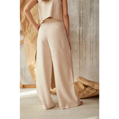 Everly Cotton Wide-Leg Pant