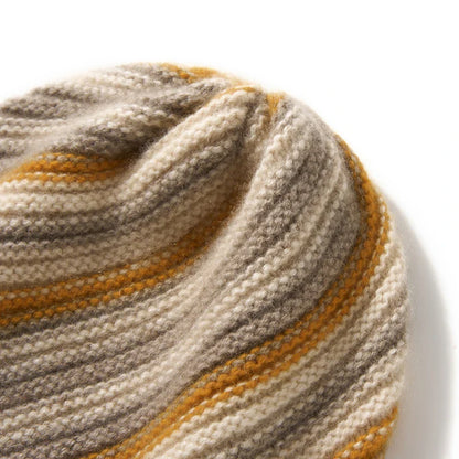 Alpine Stripe Cashmere Beanie