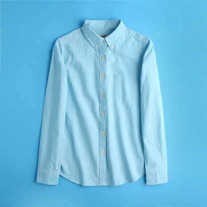 Pastel Oxford Elegant Blouses