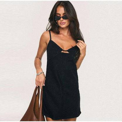 Delilah Cutout Denim Mini