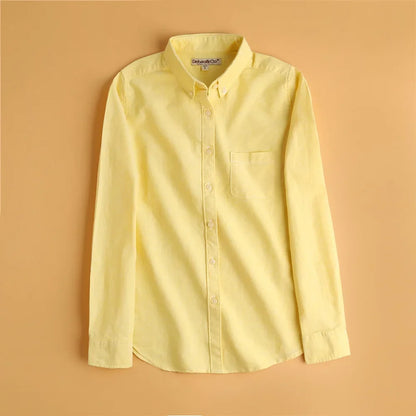 Pastel Oxford Elegant Blouses