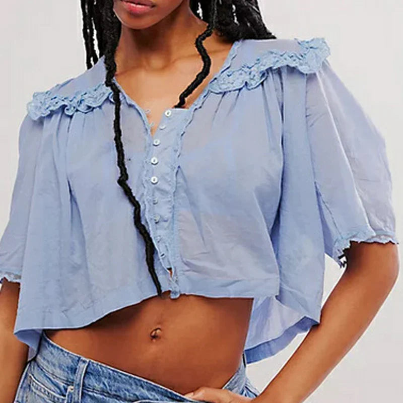Marais Ruffle Blouse