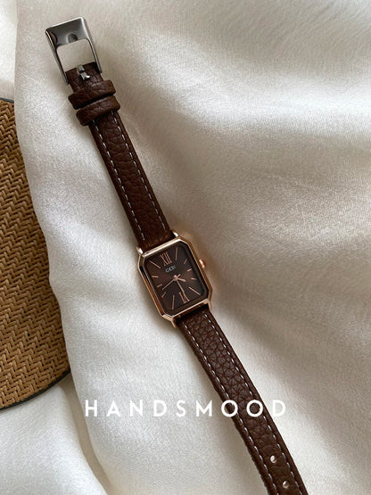 Delmere Leather Strap Watch