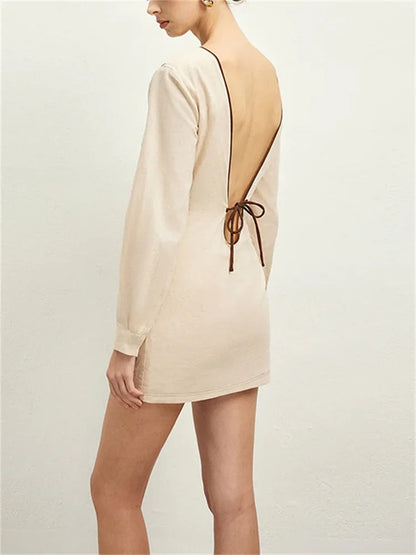 Valentina Open-Front Dress