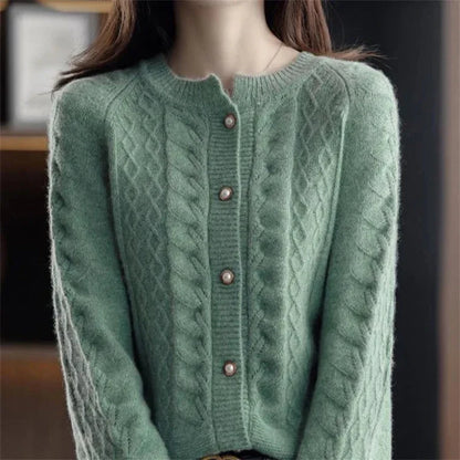 New London Pearl Button Cardigan