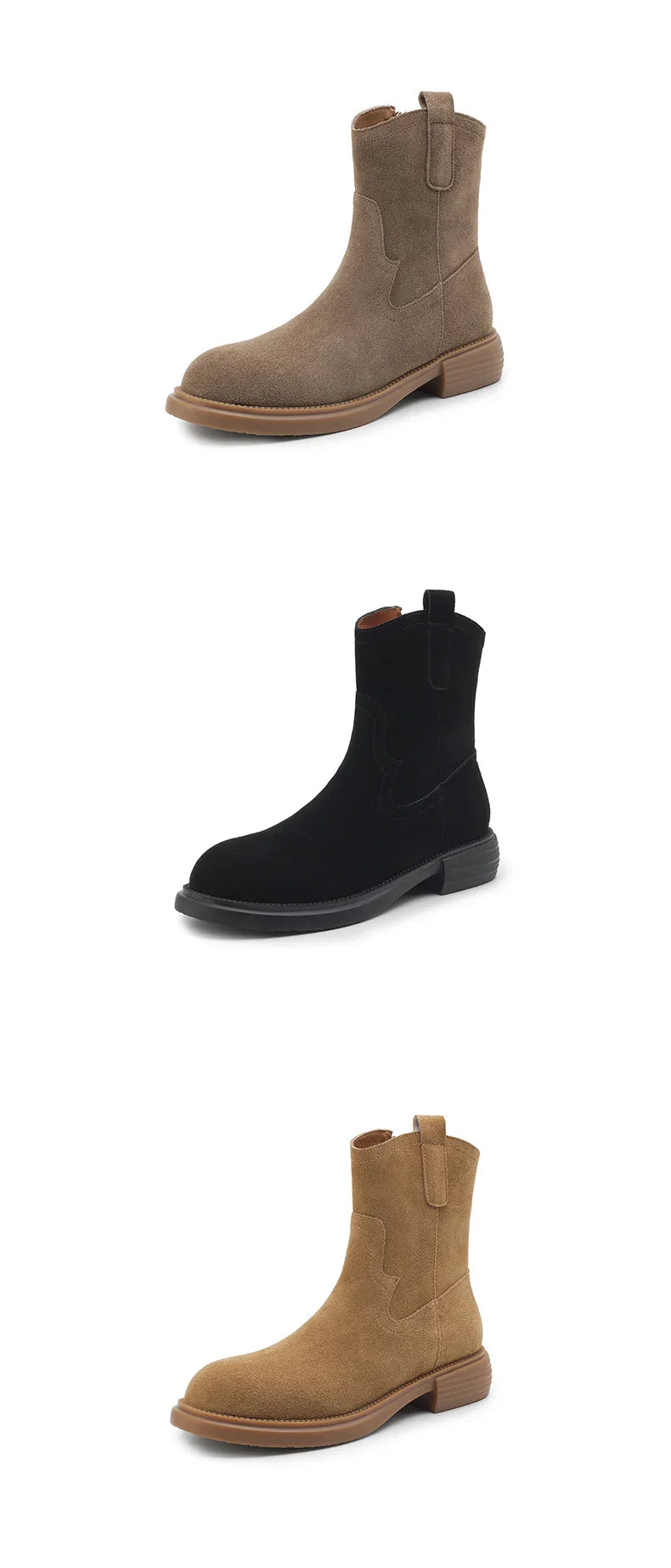 Women's Altus Zipper Leather Boots