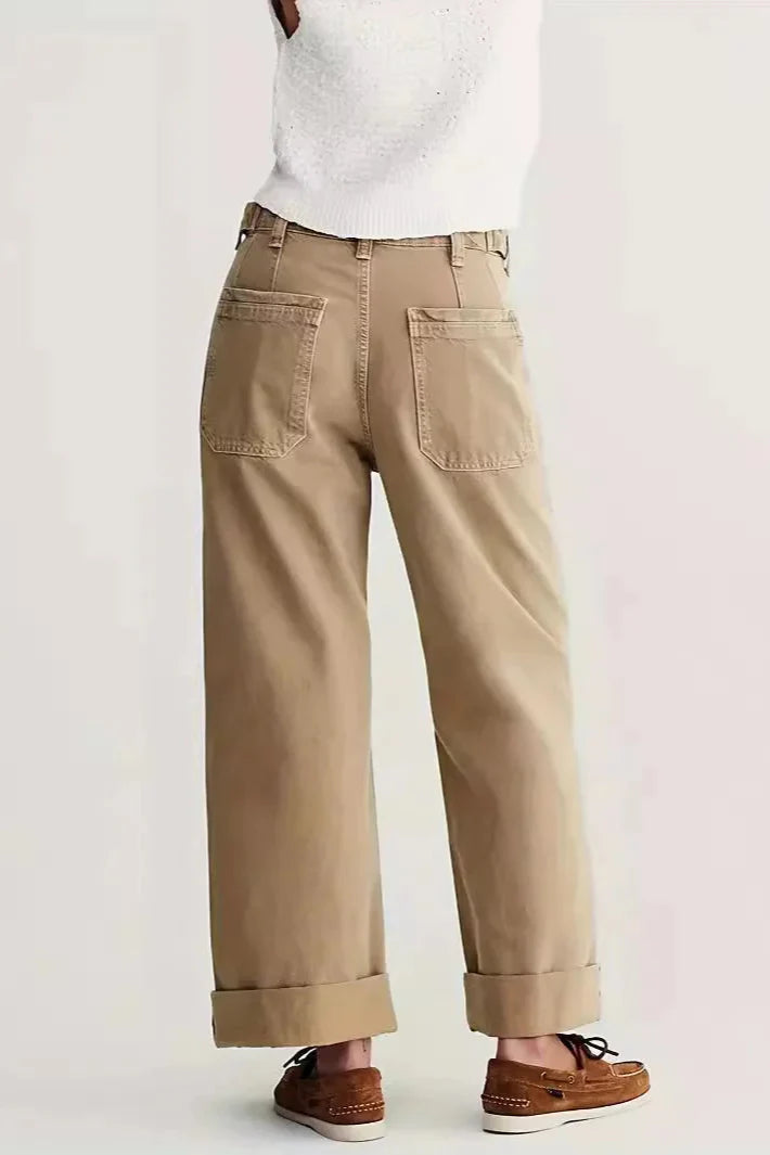 Candace High-Waist Wide-Leg Denims