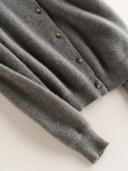 Florence Cashmere Button Cardigan