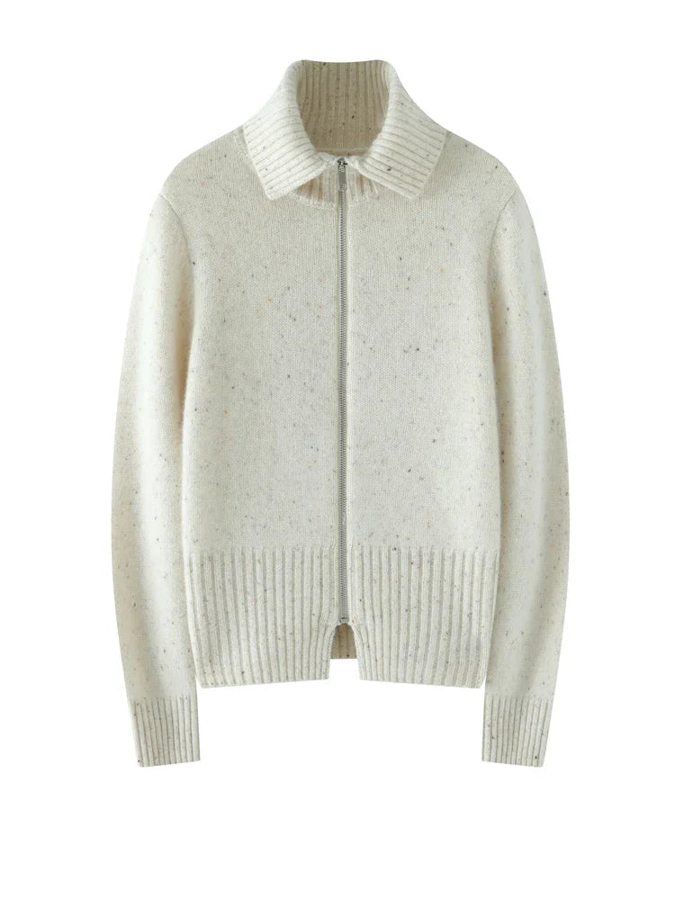 Ashmont Cashmere Zip Cardigan
