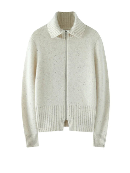 Ashmont Cashmere Zip Cardigan