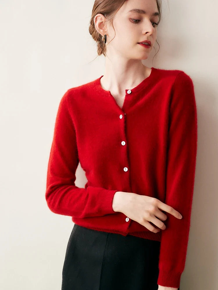Ashford Cashmere Crew Cardigan