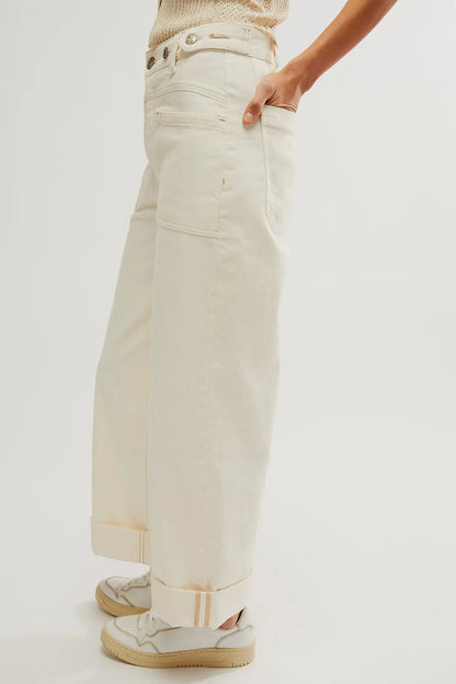 Candace High-Waist Wide-Leg Denims