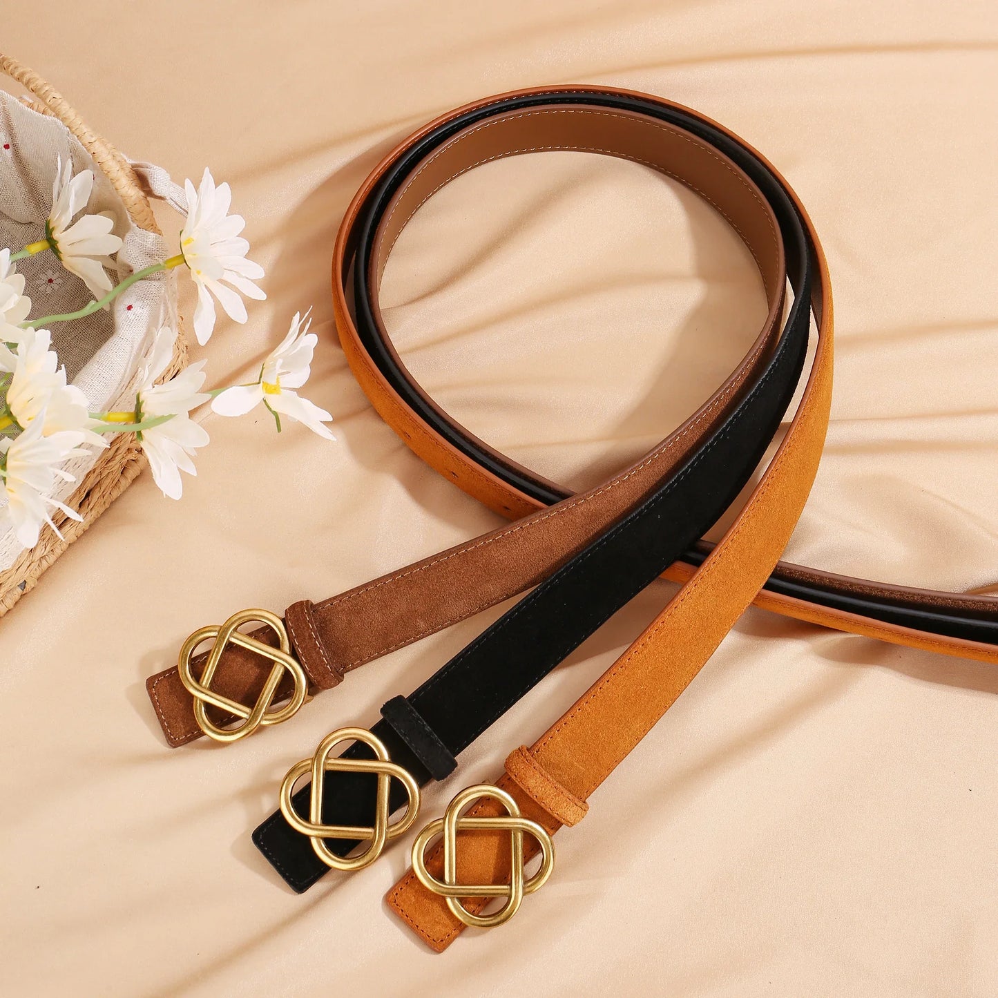 Everlyn Suede Loop Belt