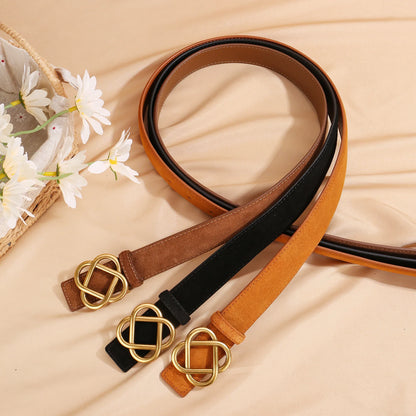 Everlyn Suede Loop Belt