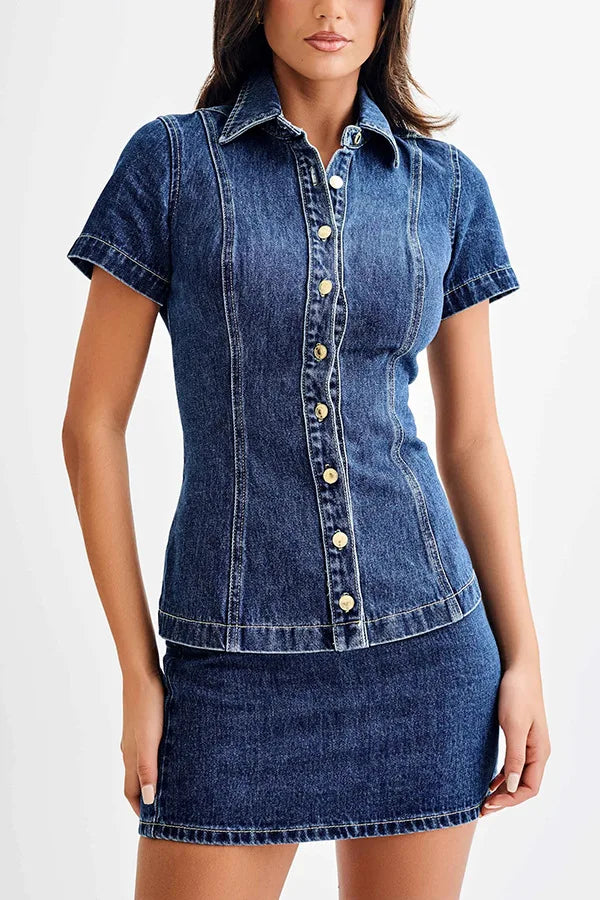 Aria Iconic Denim Set