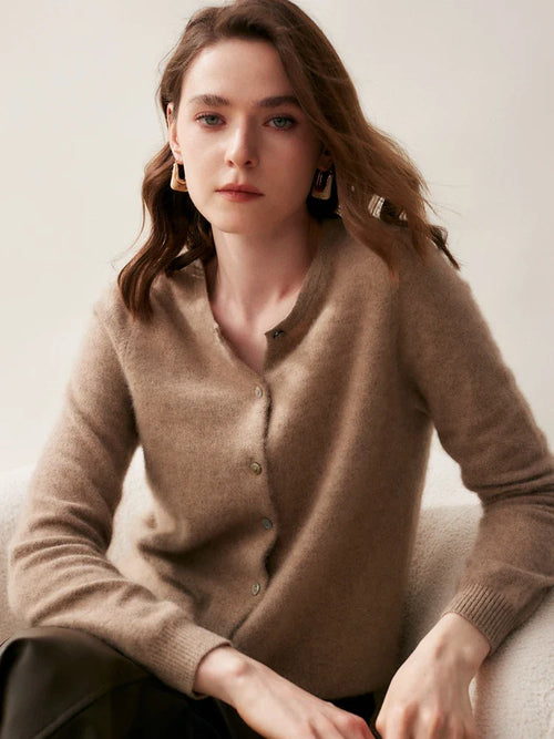 Ashford Cashmere Crew Cardigan