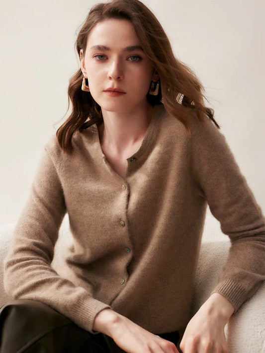 Ashford Cashmere Crew Cardigan