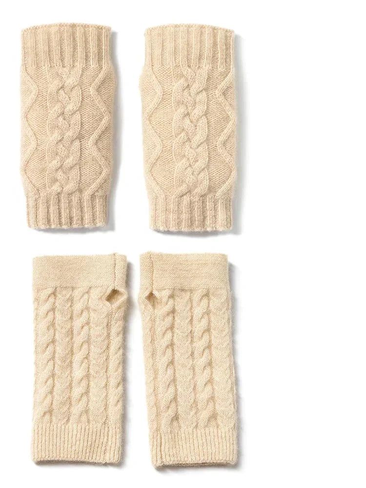 Cashmere Fingerless Gloves