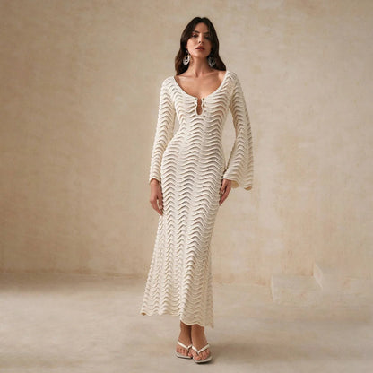 Alessia Open-Knit Dress